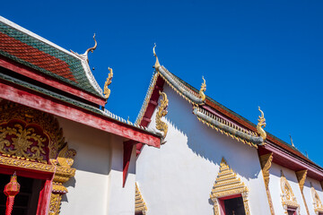 Fototapeta premium The roof of the temple