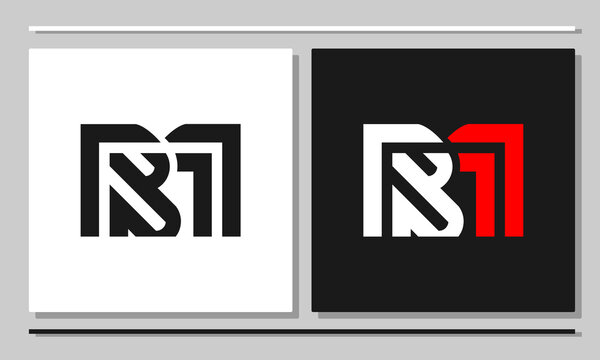 R1 logo. Line logo design with red and white colors, suitable for motorcycle stickers or others