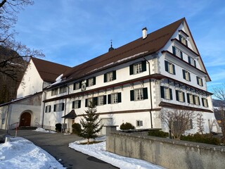 The former monastery of Sankt Johann in Thurtal or Benedictine monastery of St. Johann - Alt St. Johann, Switzerland (Ehemalige Kloster Sankt Johann im Thurtal oder Benediktinerkloster St. Johann)