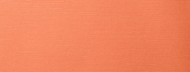 布地風の質感のあるオレンジ色の紙の背景テクスチャー