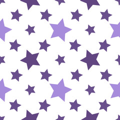 star seamless pattern on white background
