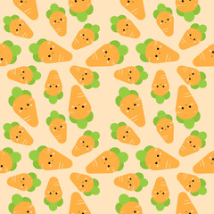 seamless pattern with carrot