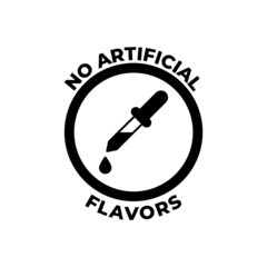 No Artificial Flavors symbol icon