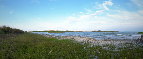 The beauty of the steppe lake Balkhash