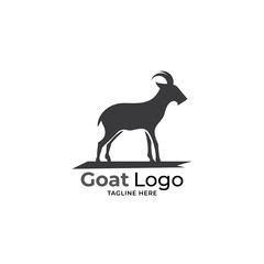 goat logo icon design vector