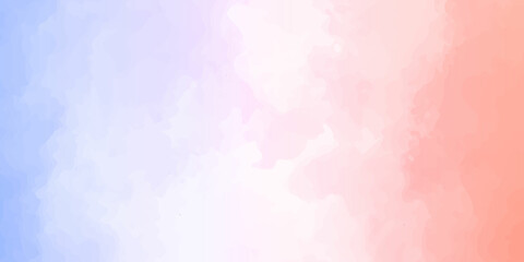 Abstract watercolor background . Modern design in geometric pattern with Light sky pink, purple shades and blue watercolor paper textured illustration for grunge design, vintage card, retro templates.