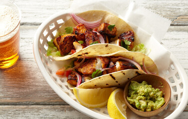 Chipotle Tilapia Tacos with Beer