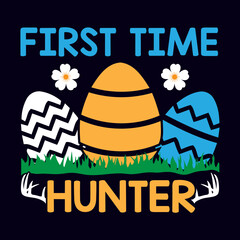 Happy Easter Day T-Shirt Design Template