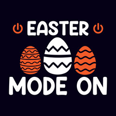 Happy Easter Day T-Shirt Design Template