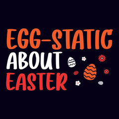 Happy Easter Day T-Shirt Design Template