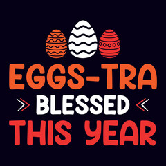 Happy Easter Day T-Shirt Design Template