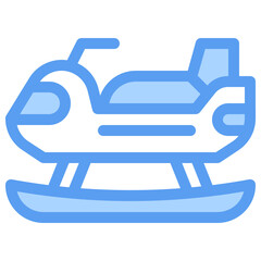 Vehicle public transportation icon illustration in duotone color for transportation needs