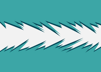 Simple background with spikes pattern and with some copy space area