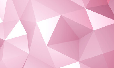 abstract geometric pattern pink background Triangle polygon background brings new popularity and 3D rendering trend.