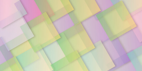 Abstract background with squares in illustration . Modern design with Colorful checkered abstract background, variable sizes backdrop .