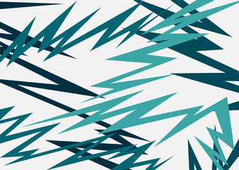 Abstract background with colorful spike zigzag pattern