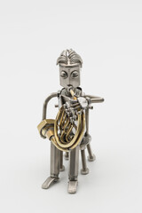 ホルン奏者のフィギア・メタルフィギア