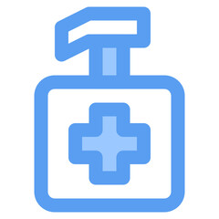 Obraz premium Hand sanitizer icon illustration