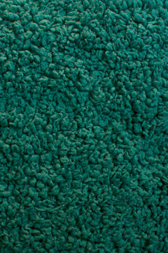 Textura de cobija tipo borrego color verde obscuro