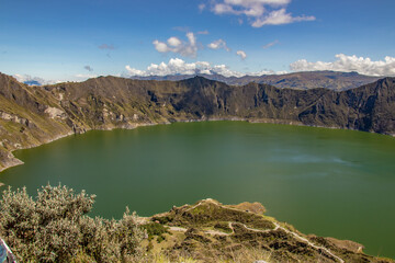 lake and mountains