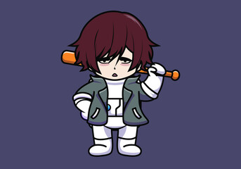 vector cartoon character design art