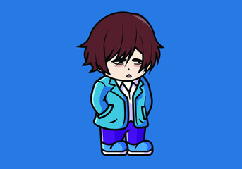 vector cartoon character design art