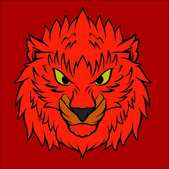 lion head mascot