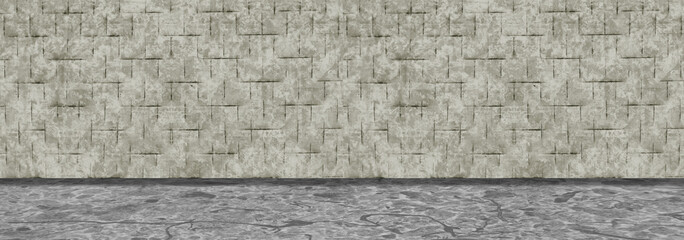 room empty of abstract textured flooring for interior decoration used as studio background 