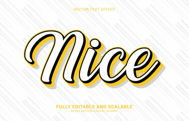 editable text effect, Nice style
