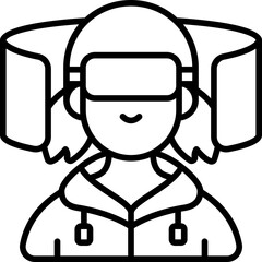 user outline icon