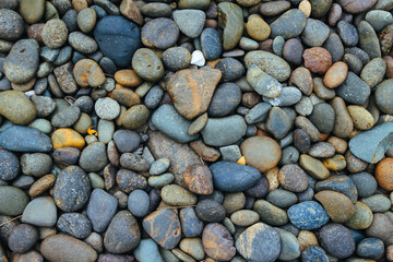 Pebbles stone background