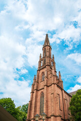 Fototapeta na wymiar Cathedral Church in Meersburg, Germany