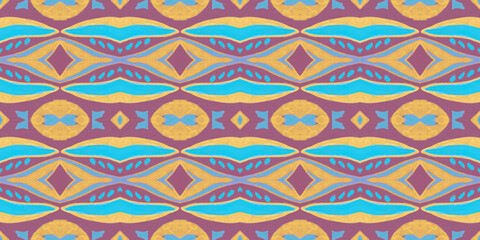 Seamless ethnic background. Geometric aztec pattern.