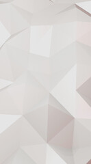 Obraz premium Abstract geometric pattern vertical white background polygon triangle background brings the popularity and new trend of 3D rendering.