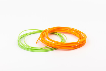 Fototapeta premium color plastic filament for printing on a 3D printer