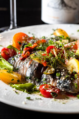 国内産サバのマリネ