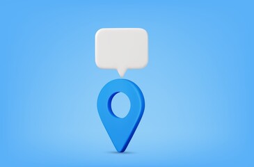Fototapeta na wymiar 3D Realistic Location map pin gps pointer markers