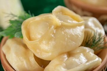 Oriental national traditional dumplings 