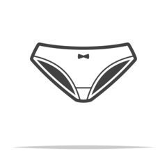 Women underwear icon transparent vector