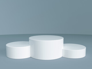 3D空間の中の表彰台