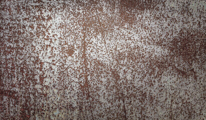 Old Rusted metal texture as background. Selctive focus