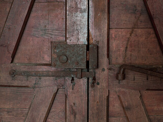 Old lock of the entrance door of the Cordeliers convent, Châteauroux