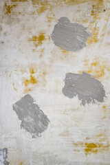 Background texture, wall during renovation, putty painting and whitewashing.