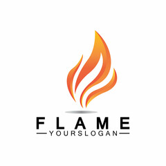 Fire Flame Logo design vector template