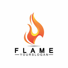 Fire Flame Logo design vector template