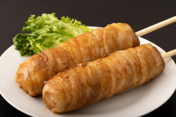 肉巻きおにぎり　肉巻きおにぎり棒