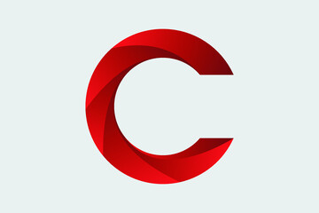 Letter C Gradient Logo Vector Design