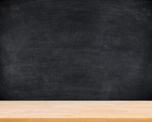 Abstract Natural wood table texture on Chalk rubbed out on background : Top view of plank wood for graphic stand product, interior design or montage display your product