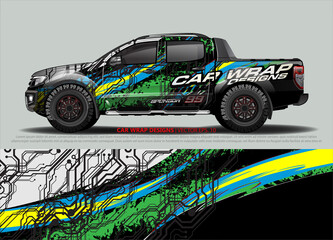 car graphic background vector. abstract lines vector with modern camouflage design concept  for truck and vehicles graphics vinyl wrap