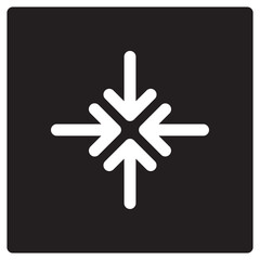 Fototapeta premium Illustration of Minimaze Arrows design icon